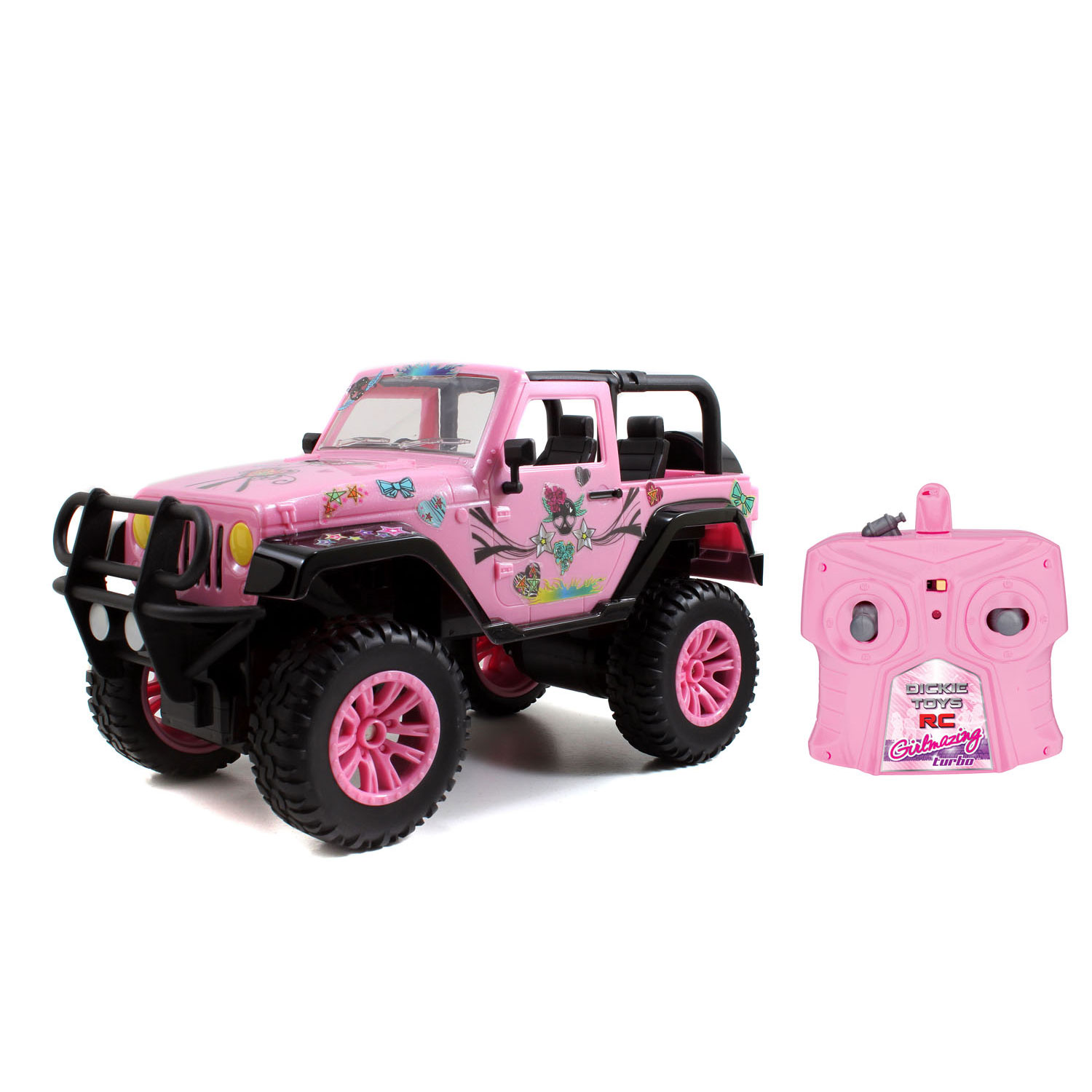 Deskundige ik wil zal ik doen RC Jeep Wrangler Roze online kopen? | Lobbes Speelgoed