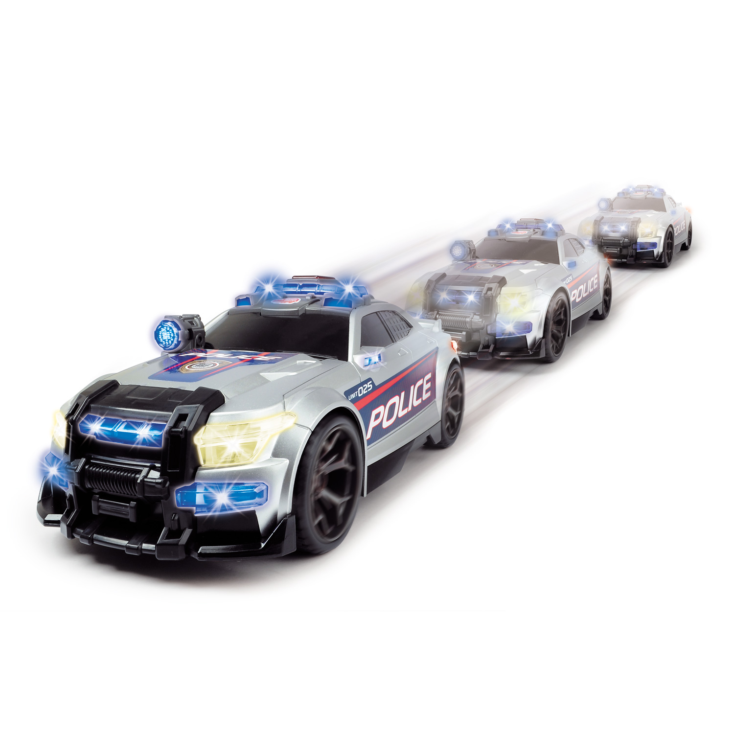 Dickie Street Force Polizeiauto mit Licht und Sound