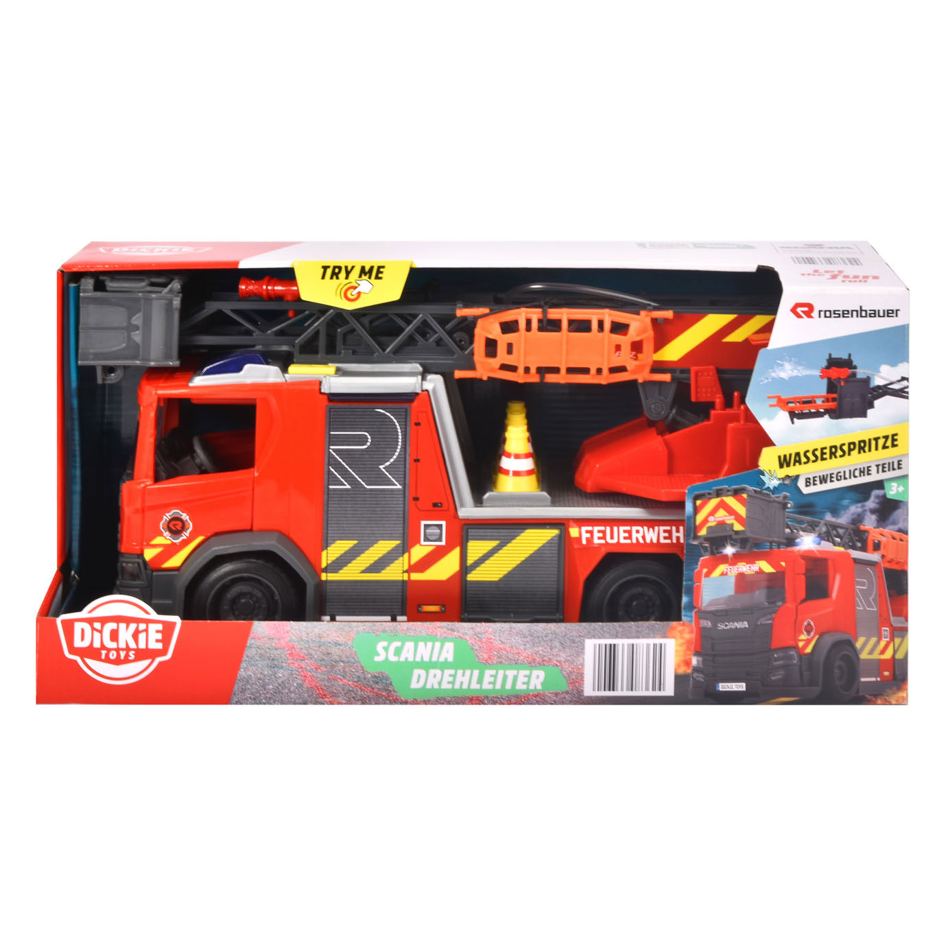 Camion de pompiers Dickie avec jet d'eau