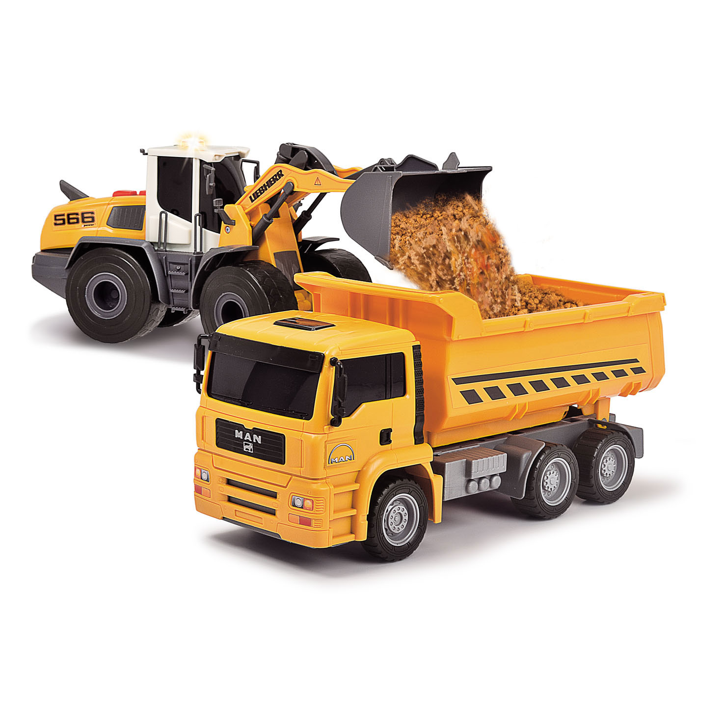 Dickie Constructievoertuigen, Set van 2