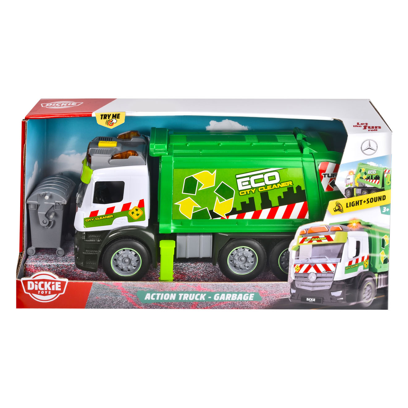 Dickie Action Truck - Camion poubelle