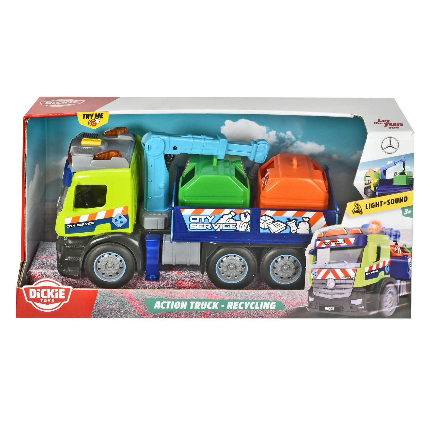 Dickie Action Truck - Recycle met ... | Lobbes Speelgoed
