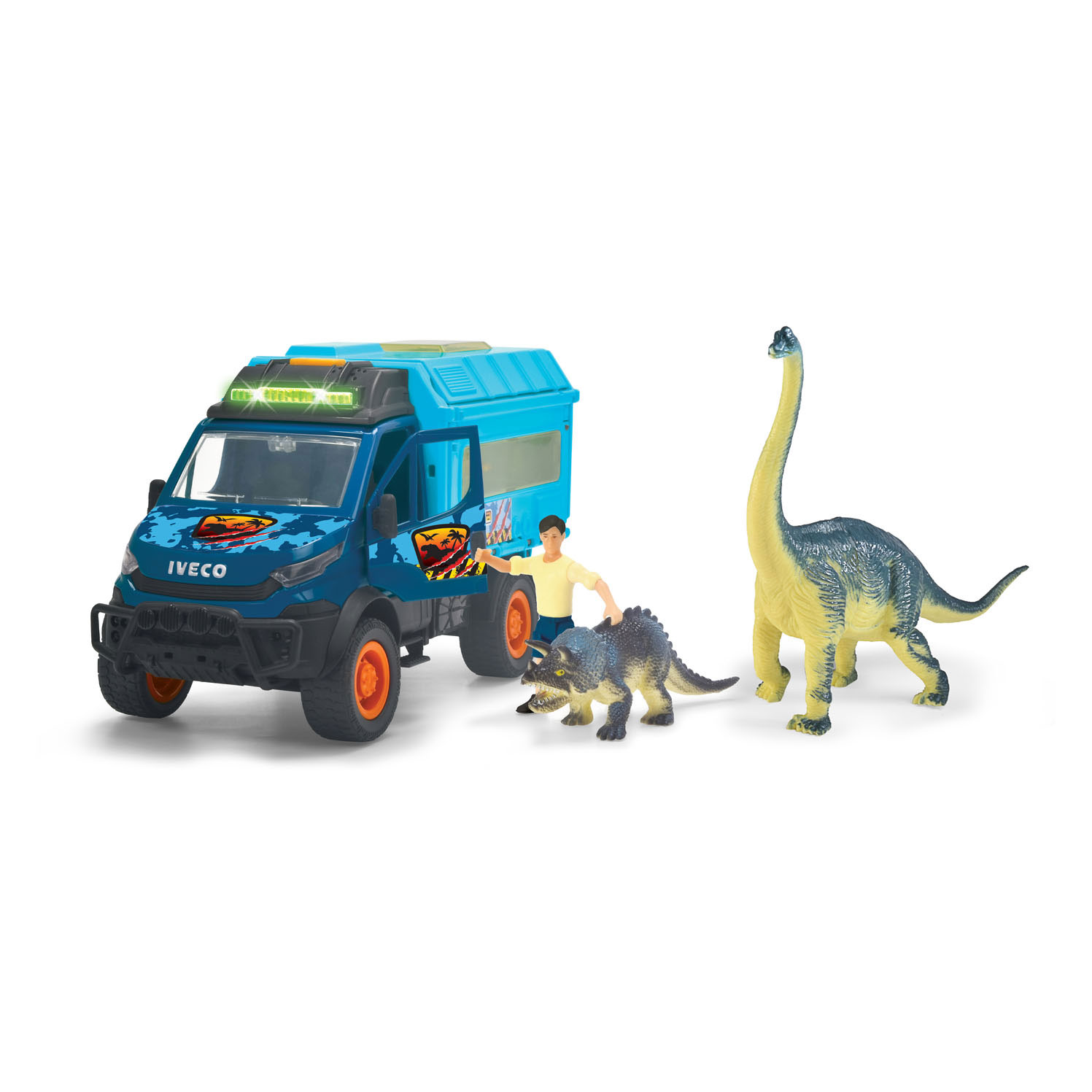 Dickie Dino World Lab - Coffret de jeu pour camion