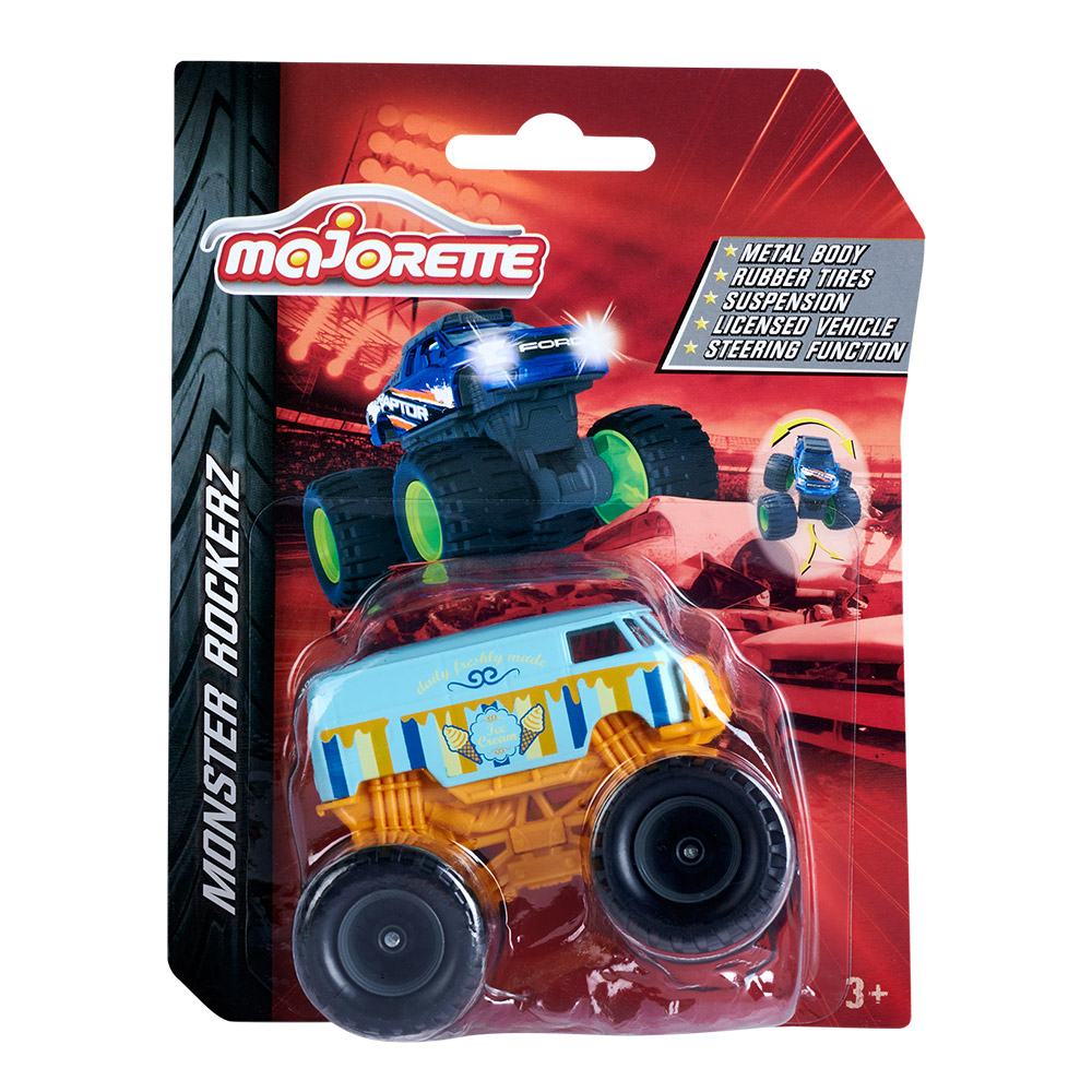 Majorette Monster Rockerz Monster Truck - Camion de crème glacée