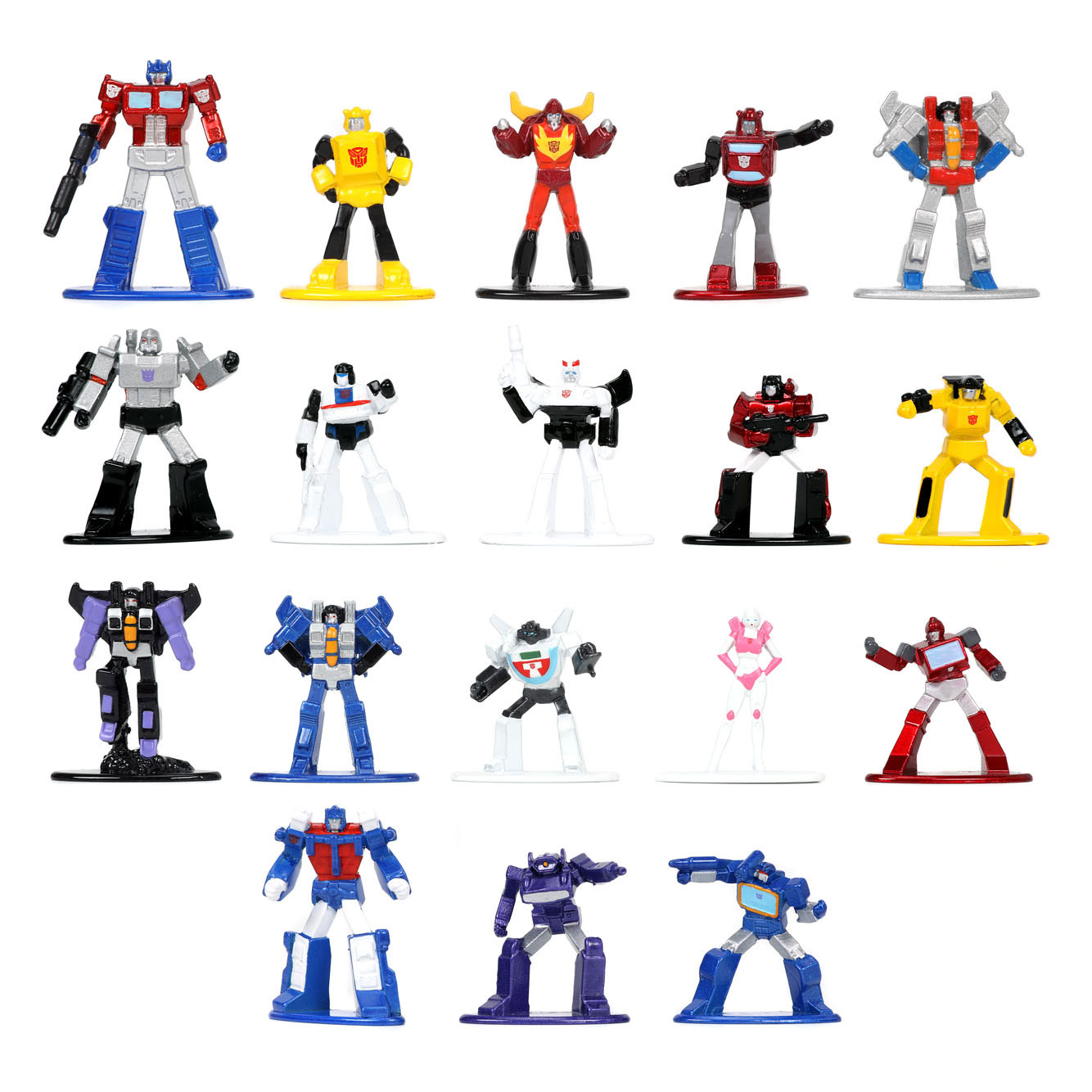 Jada Toys Transformers Nano Wave 1 Figurines de jeu, 18ème.