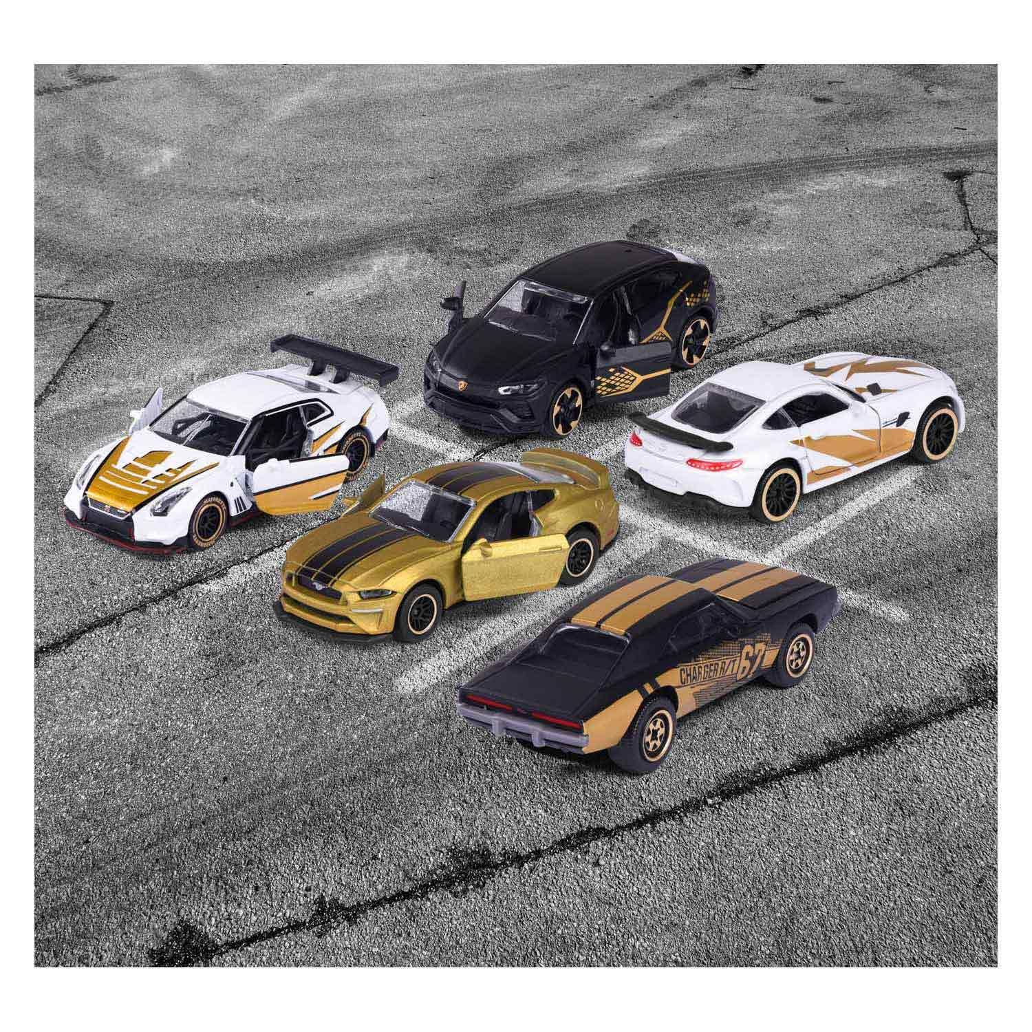 Majorette Limited Edition 9 Play Cars Geschenkpaket, 5 Stück.