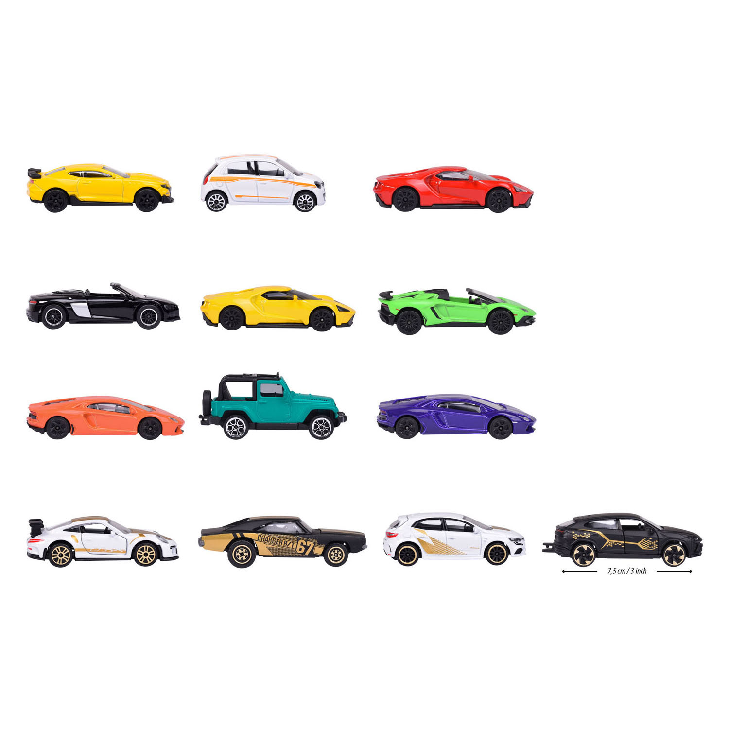 Coffret cadeau Majorette Limited Edition 9 Play Cars, 13 pièces.