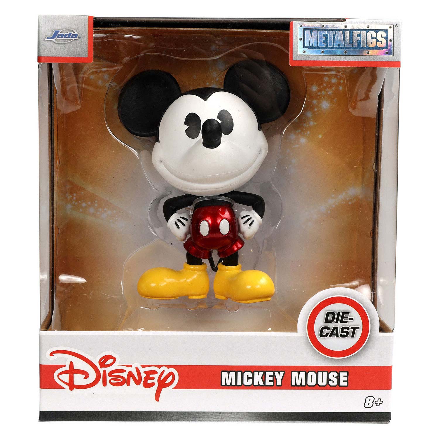 Jada Die-Cast Mickey Mouse Figurine classique, 10 cm