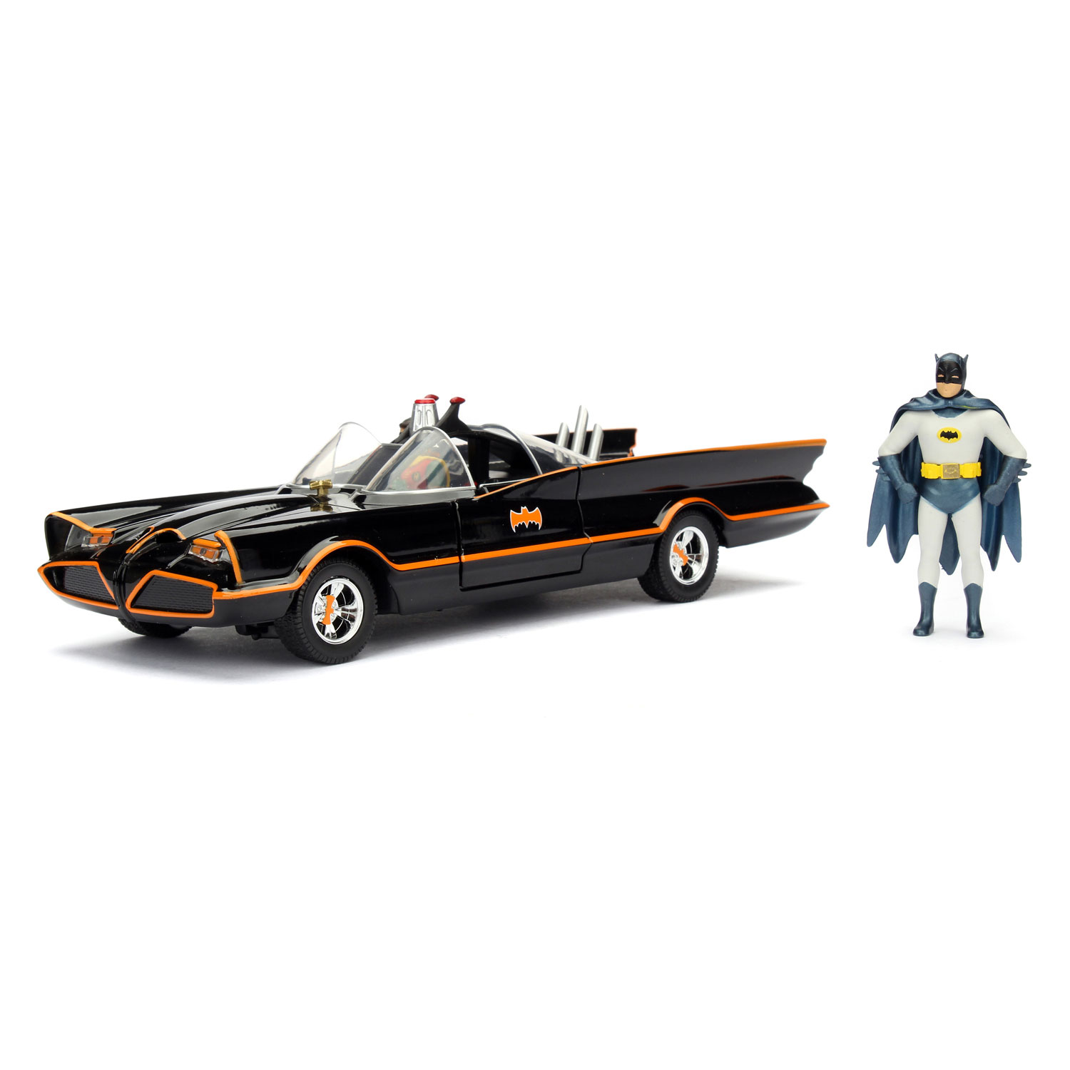 Jada Die-Cast Batman 1966 Voiture Batmobile Classique 1:24