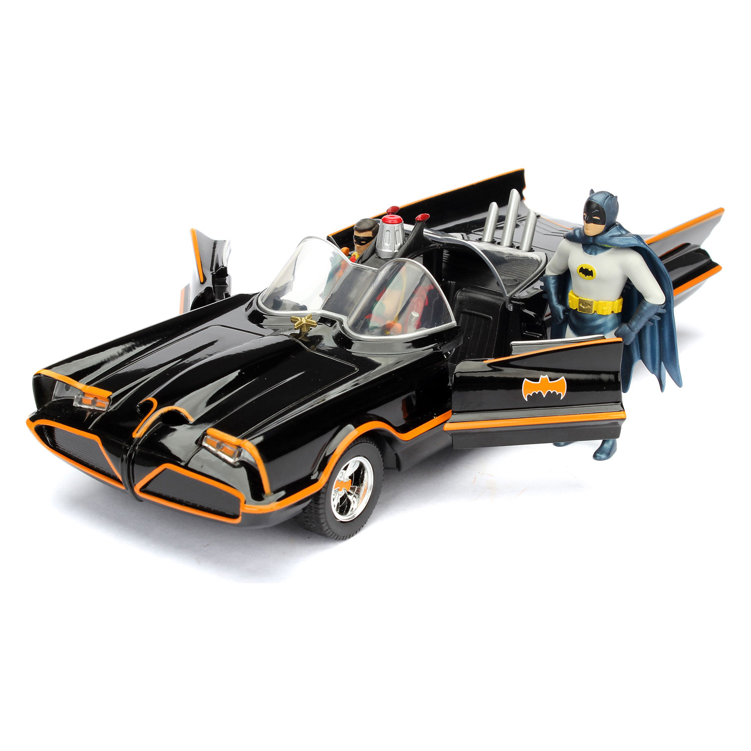 Jada Die-Cast Batman 1966 Klassisches Batmobilauto 1:24
