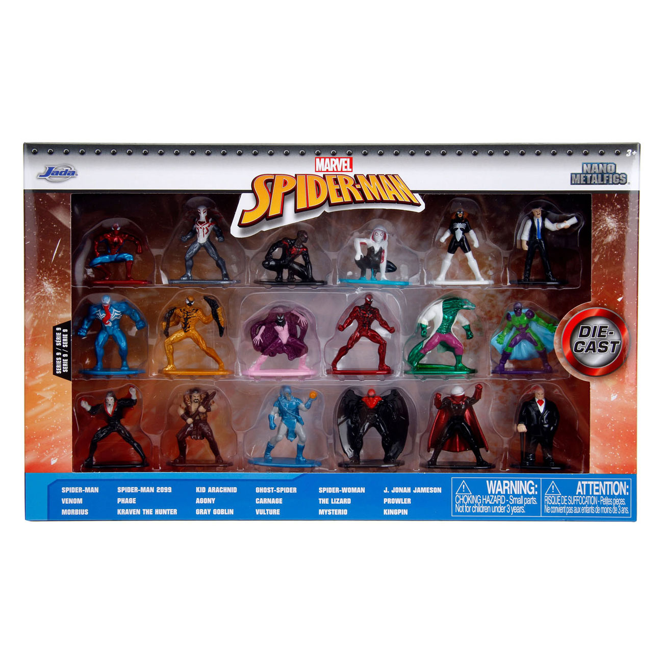 Jada Toys - Marvel Multi Pack Nano Figures, Wave 9 - Die-cast - Metaal - Actiefiguren