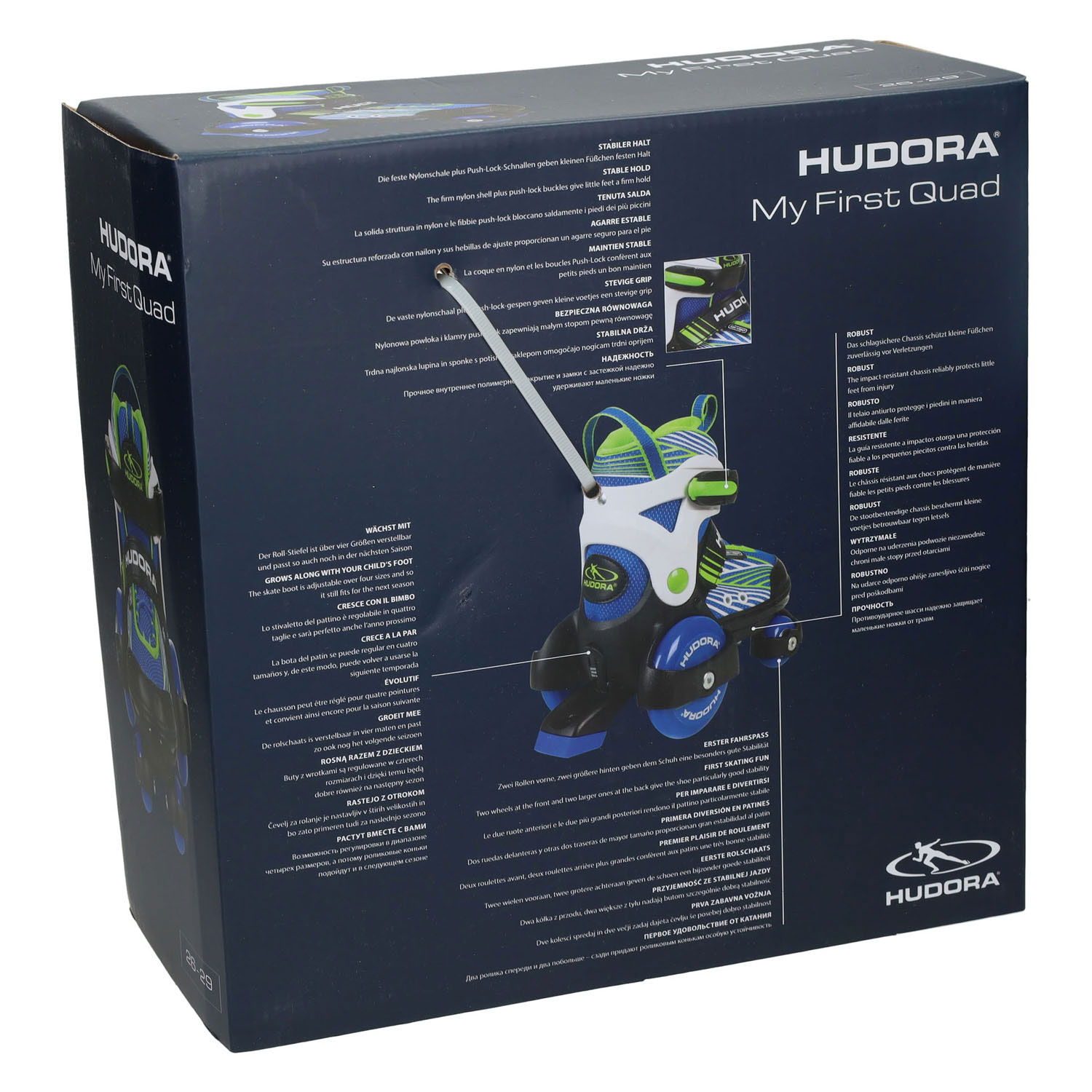 HUDORA Meine ersten Rollschuhe, Größe 26-29