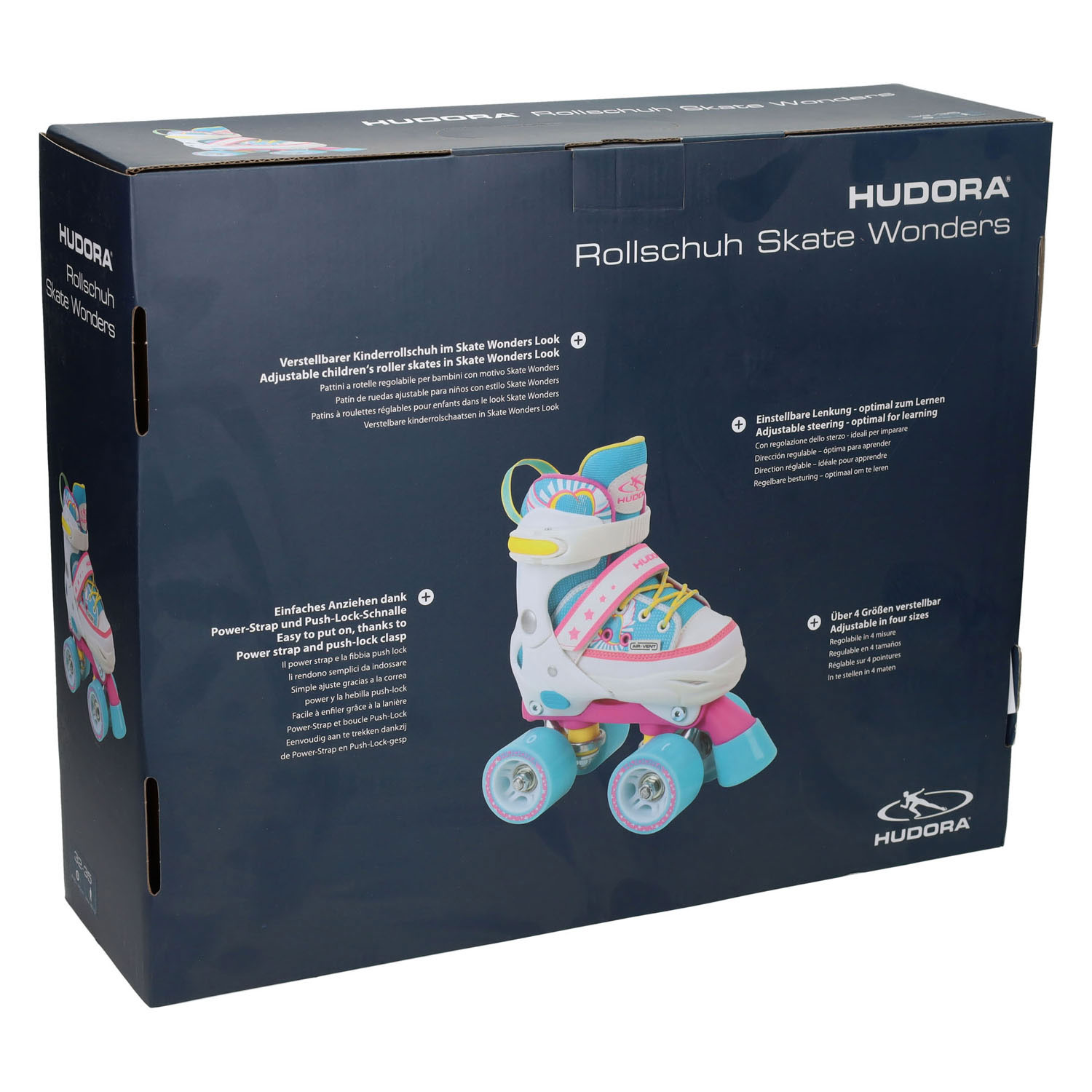 Patins à roulettes réglables HUDORA Skate Wonders, pointures 32 à 35