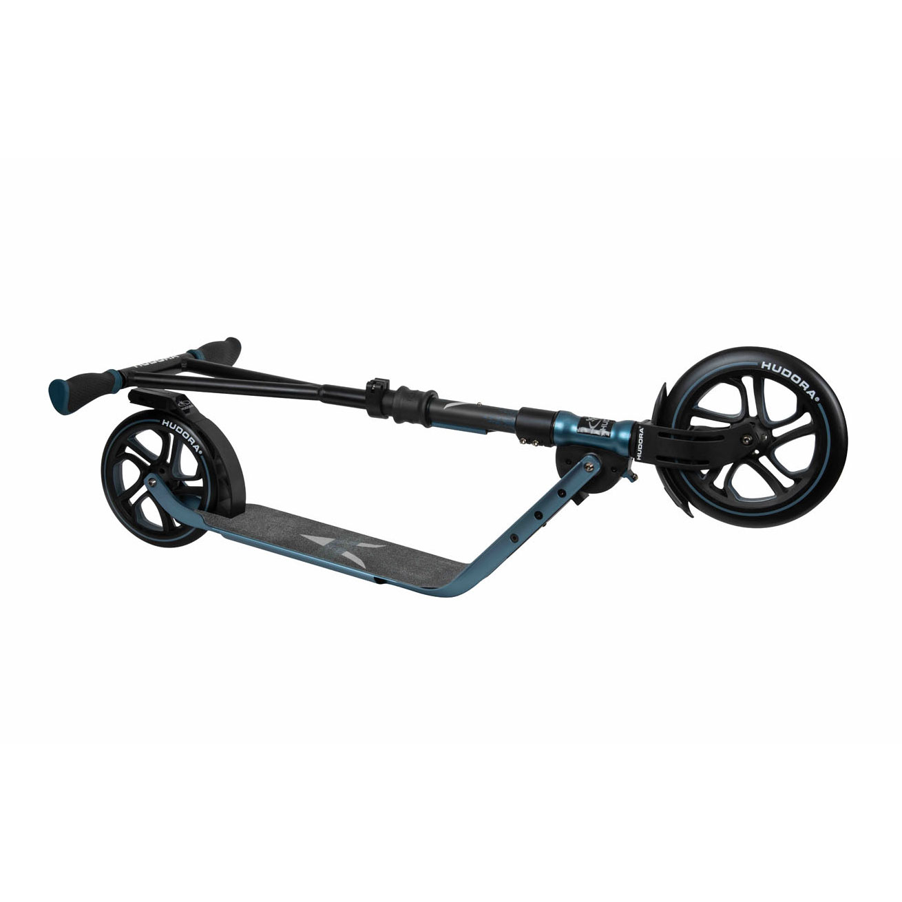 HUDORA BIG Wheel 230 Scooter mit V-förmigem Lenker – Blau