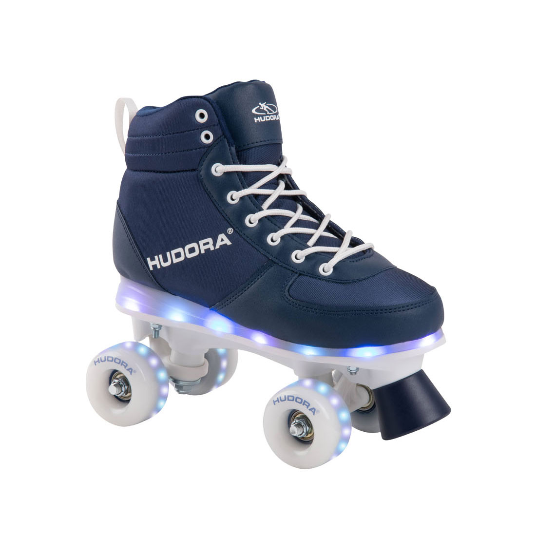 Product spreker ontwikkeling HUDORA Rolschaatsen Blauw met LED, Maat 33-34 ... | Lobbes Speelgoed
