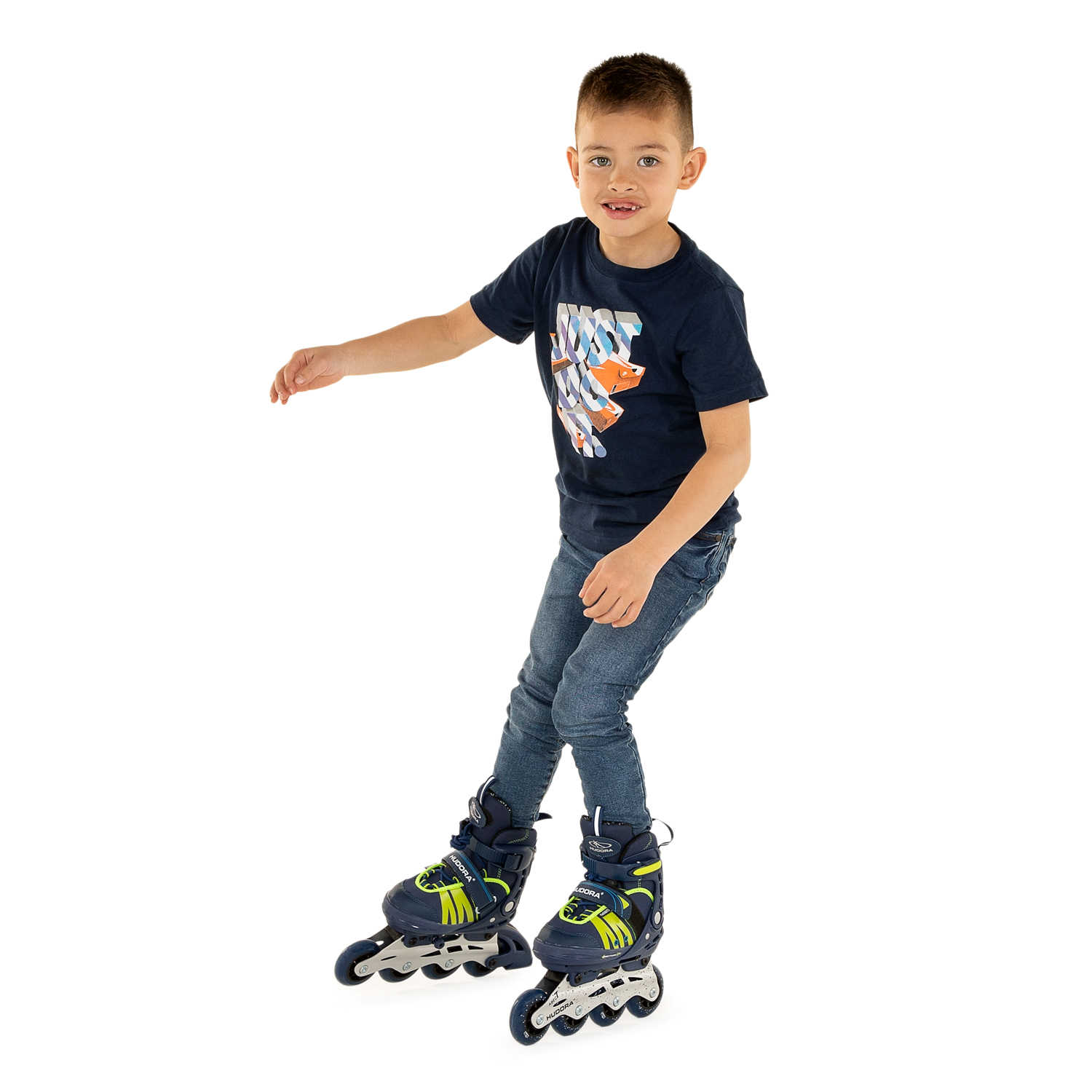 HUDORA Inline Skates Confort Bleu, taille 29-34