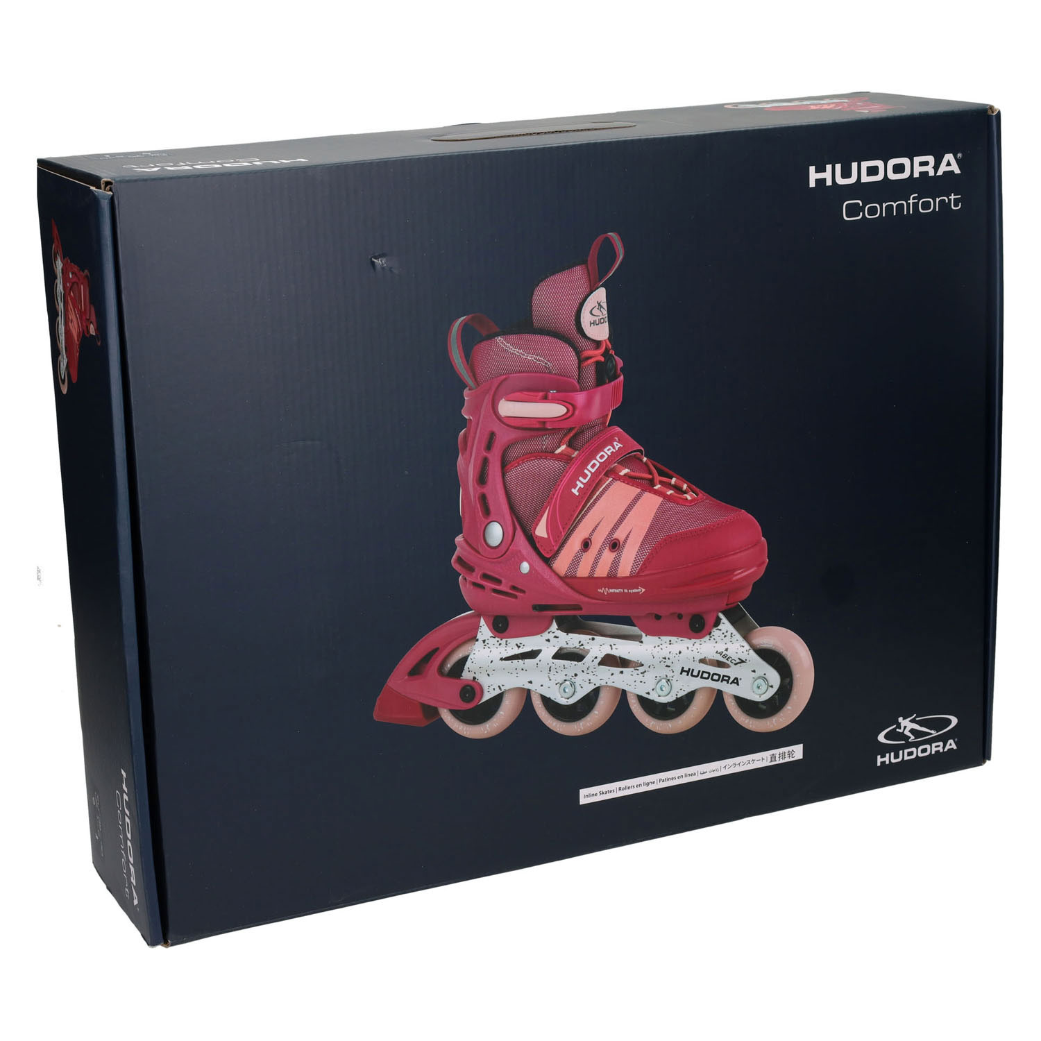 HUDORA Skeelers Comfort Roze, mt 35-40