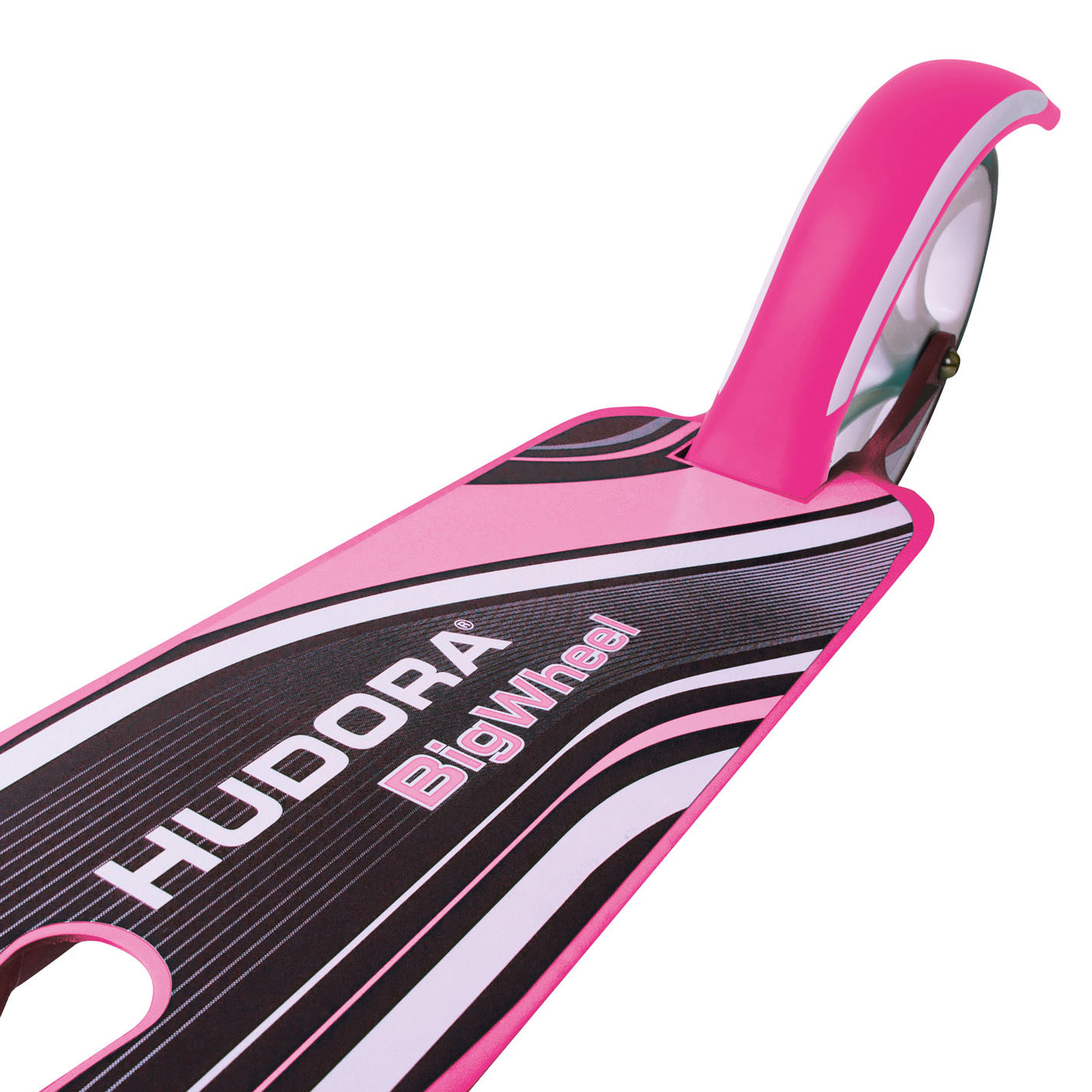 HUDORA Scooter BIG Wheel Step RX205 – Weiß/Rosa