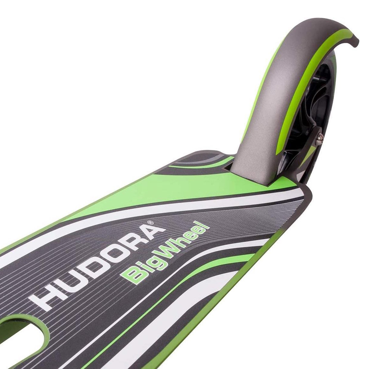 HUDORA Scooter Big Wheel Step RX205 - Grijs/Groen