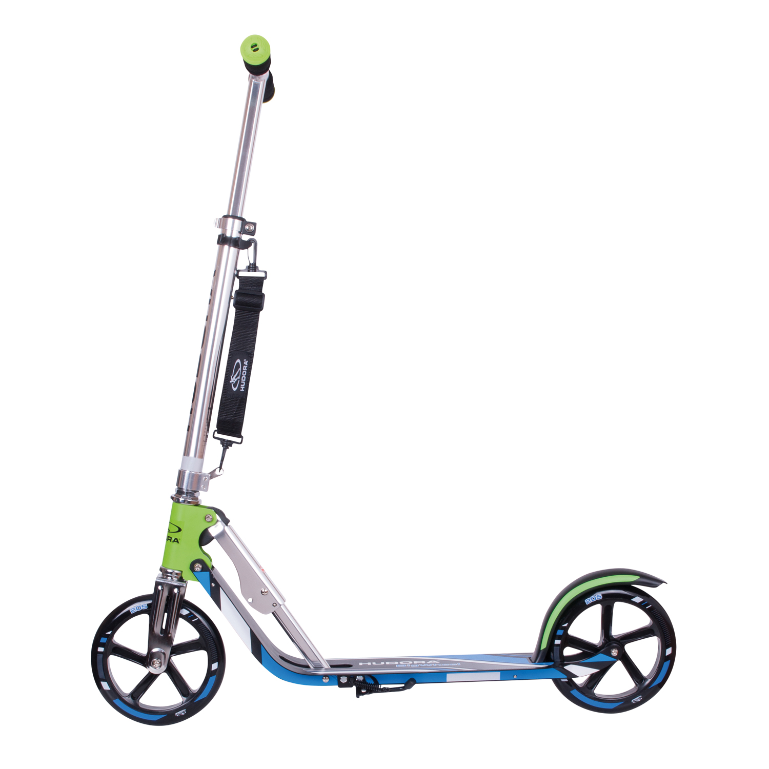 HUDORA Scooter BIG Wheel Step RX205 – Grün/Blau