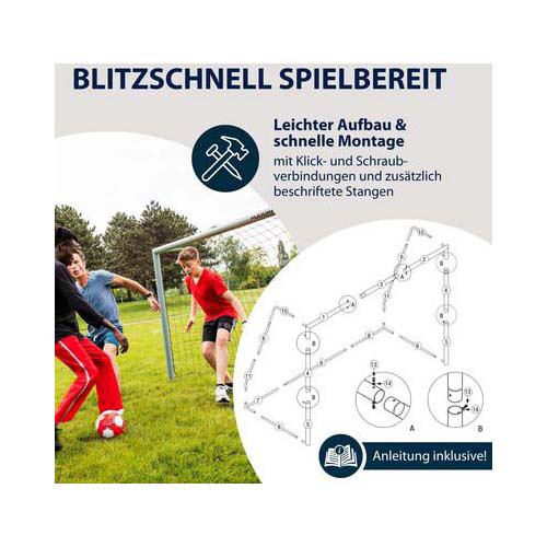 HUDORA Voetbaldoel Expert 120