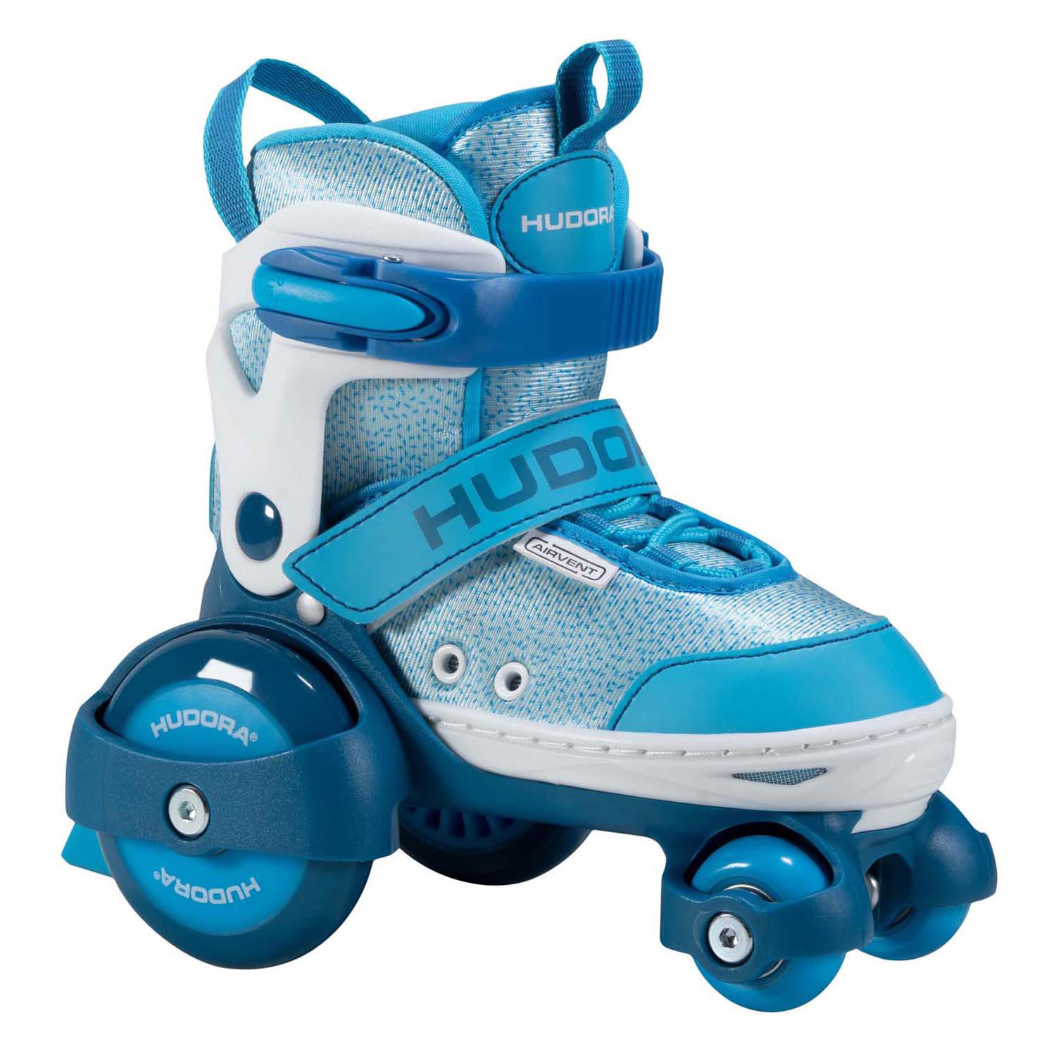 HUDORA Rollschuhe My First Quad Blau, Größe 30-33