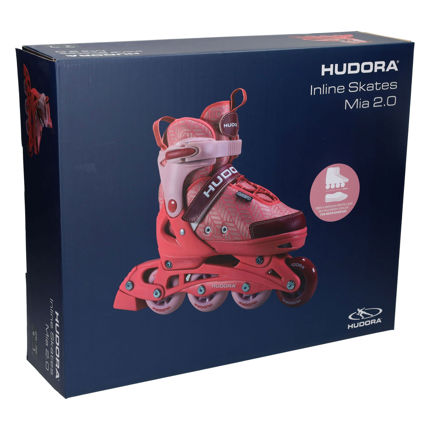 Inline Skates alignées HUDORA Mia 2.0 Pixie, pointures 29-32