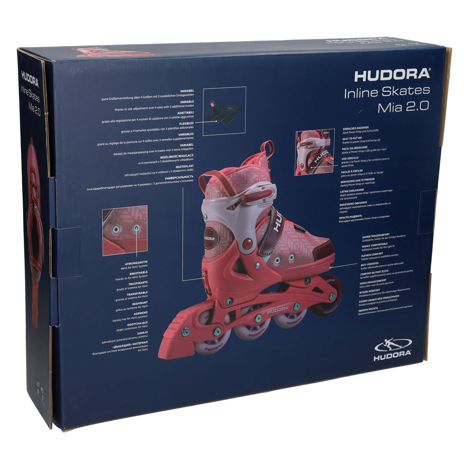 HUDORA Inline Skeelers Mia 2.0 Pixie, Maat 37-40