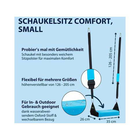 Fauteuil à bascule HUDORA Comfort Small, 35 x 26 cm