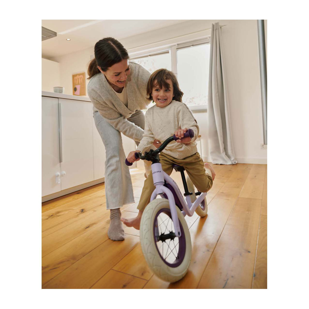 HUDORA Loopfiets 12 inch - Lavendel