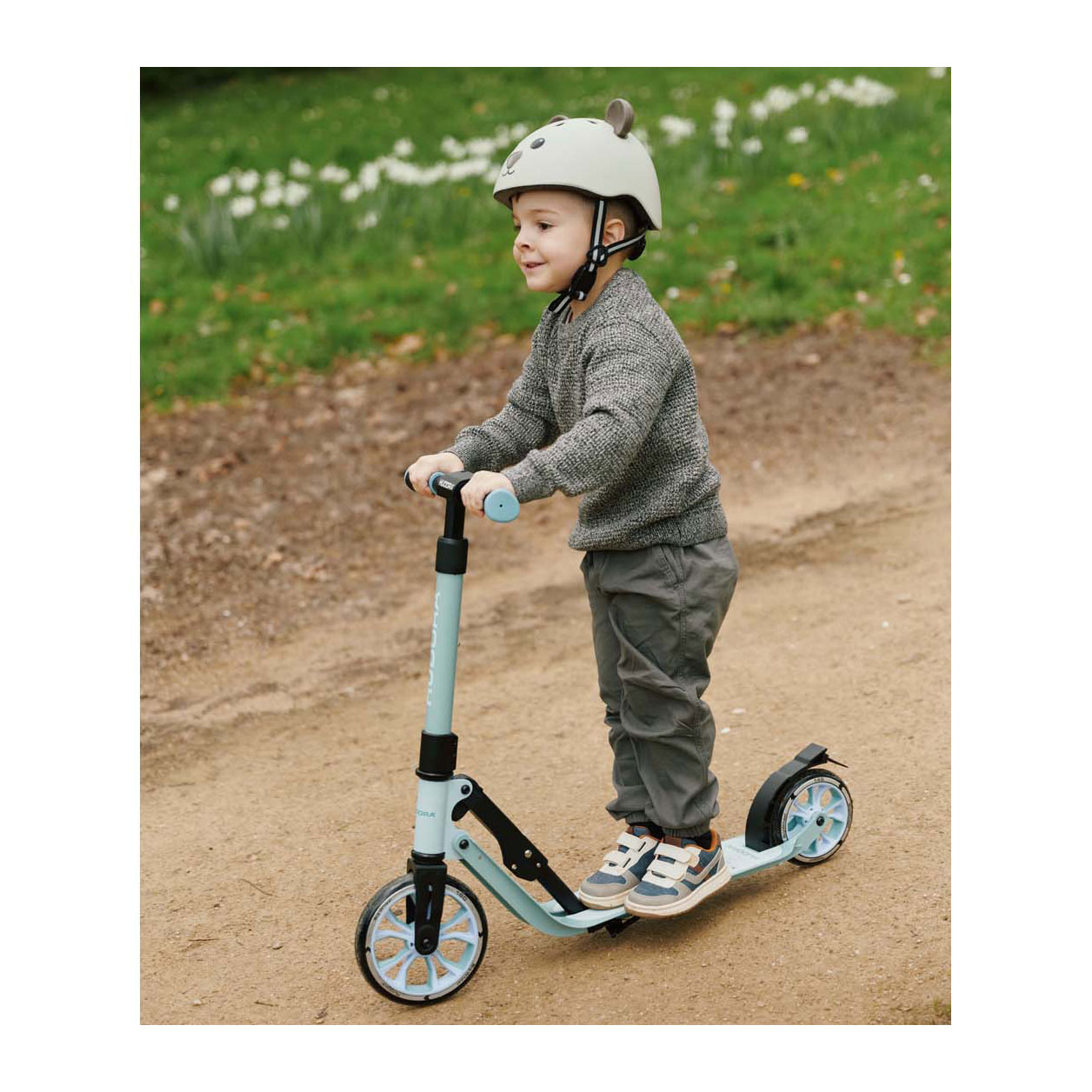 HUDORA Big Wheel Step Advanced Junior Blauw