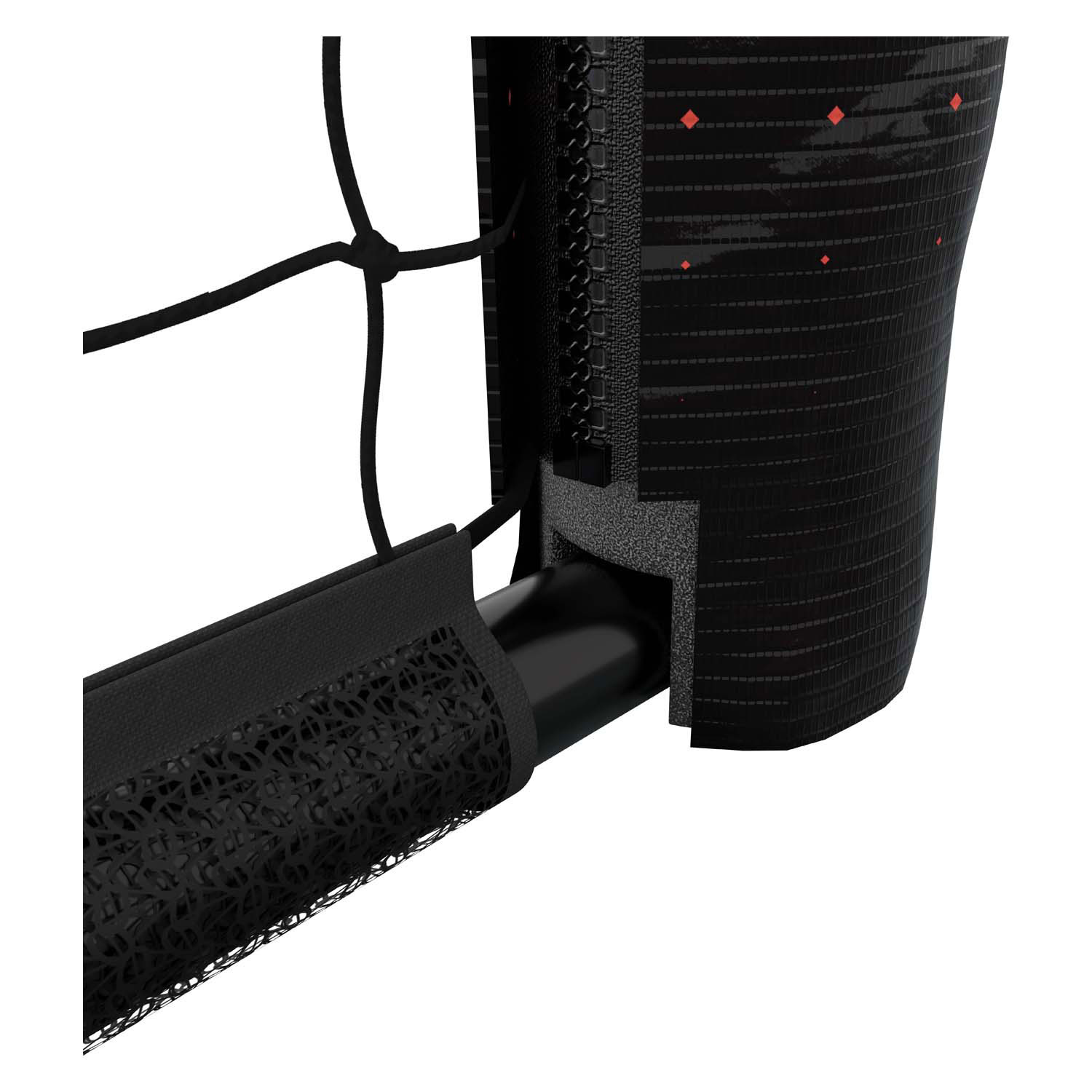 HUDORA Pro Tect 300 Fußballtor - Rot