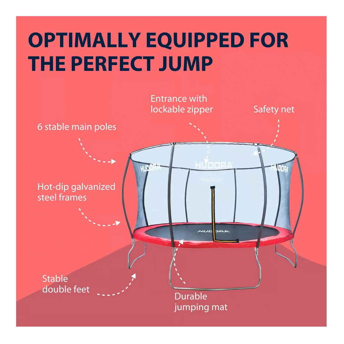 HUDORA Fantastic Trampoline 400V