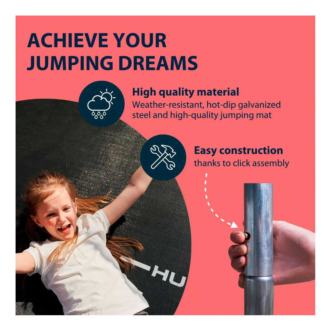 HUDORA Fantastic Trampoline 400V