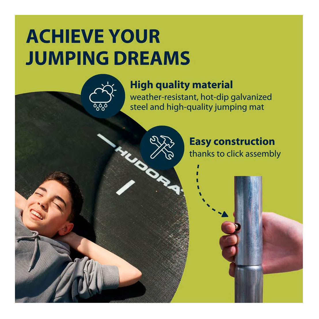 HUDORA Trampoline Fabulous 300V