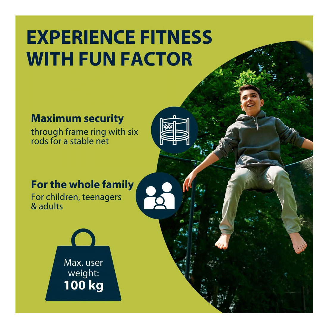HUDORA Trampoline Fabulous 300V