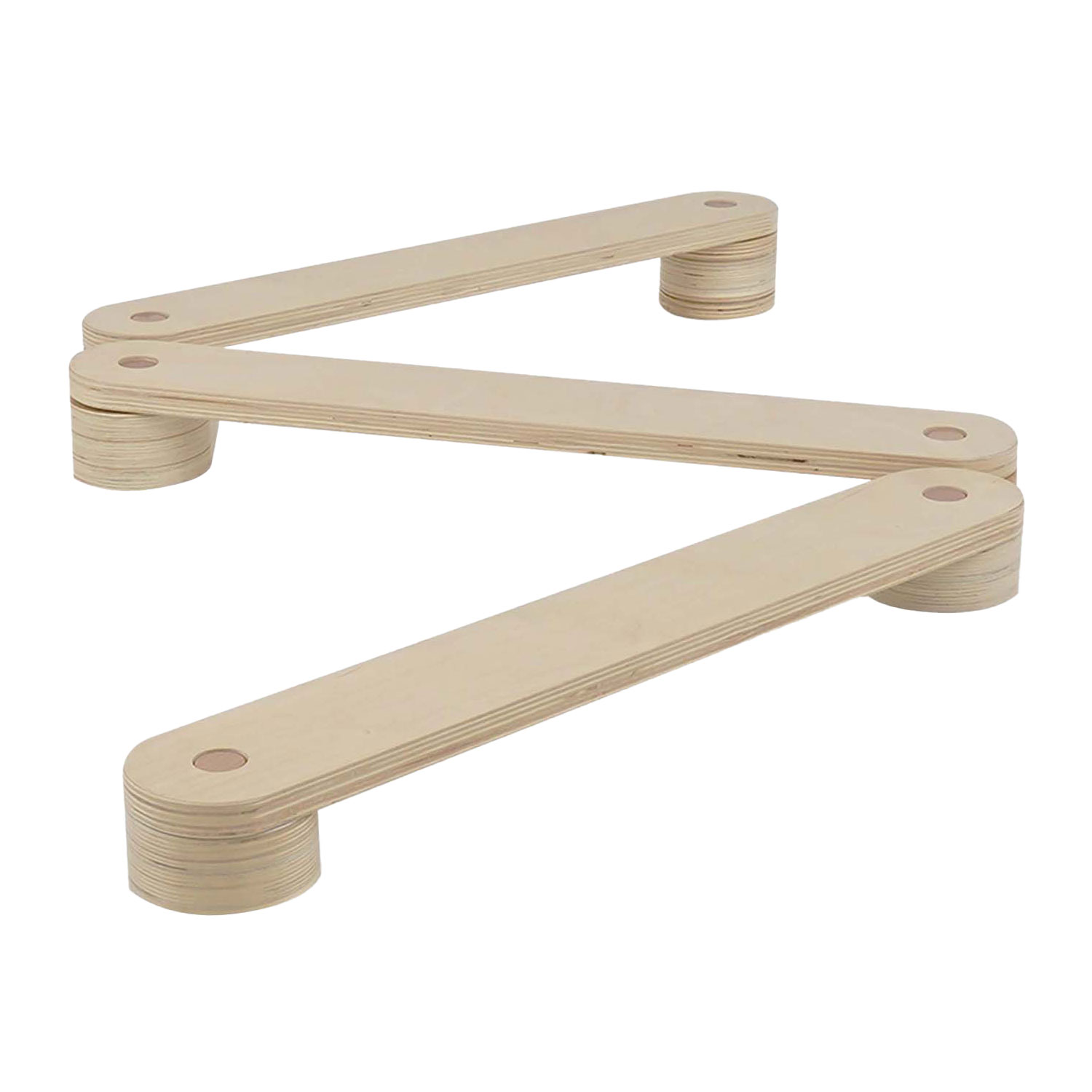 Ensemble de circuits d'équilibre en bois, 8 pièces.