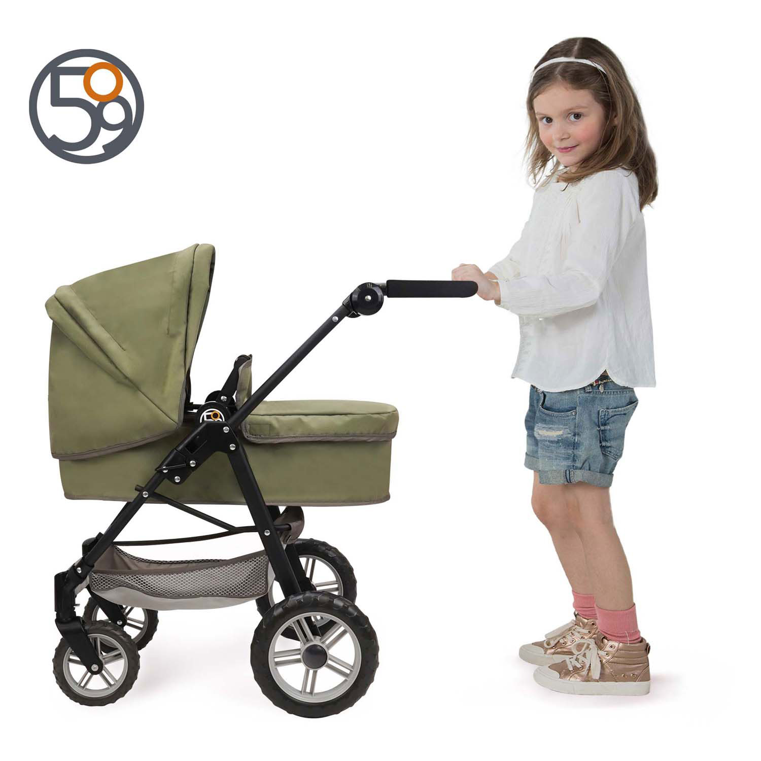 Landau de poupée 2 en 1