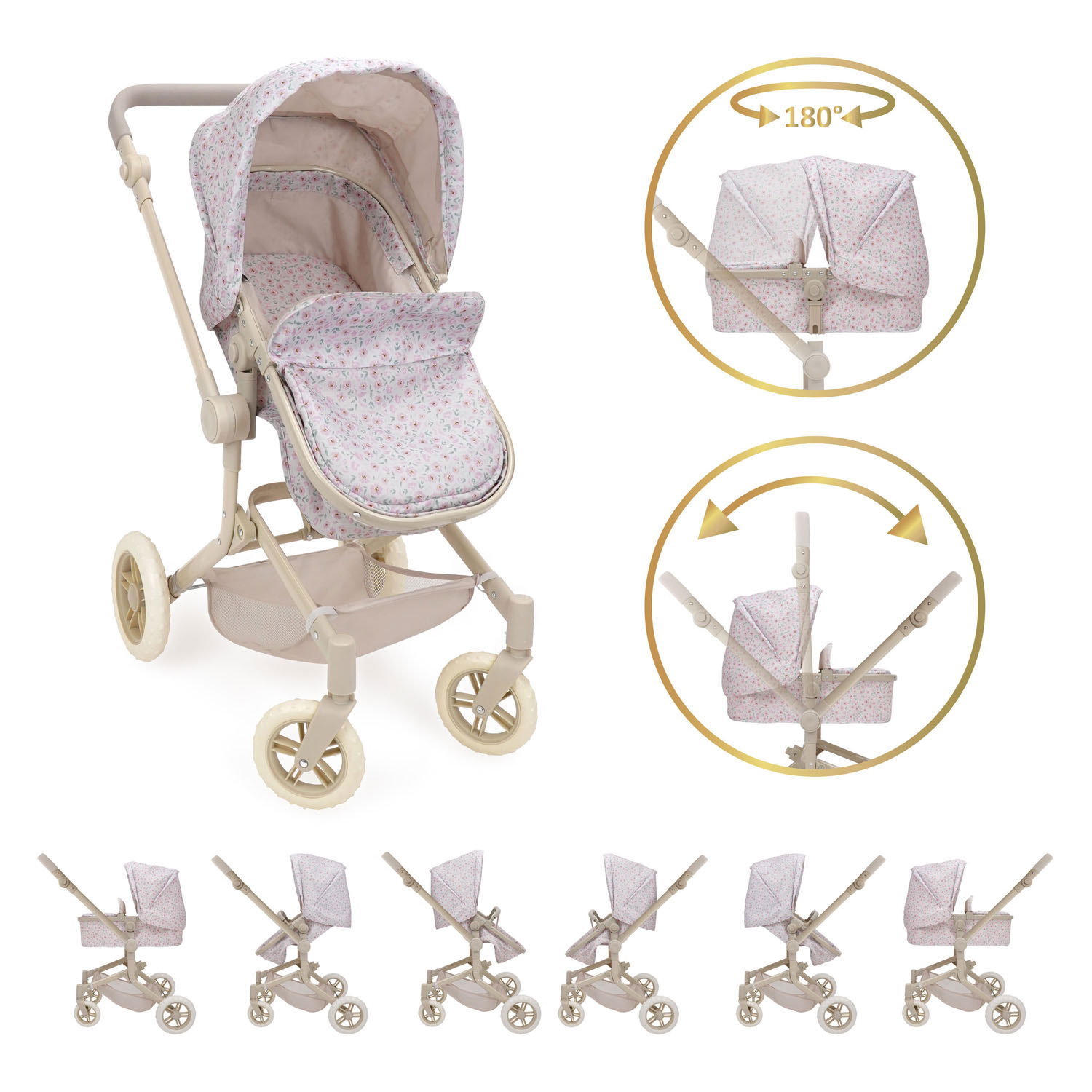 CityPark 2-in-1 Deluxe Poppenwagen & Buggy