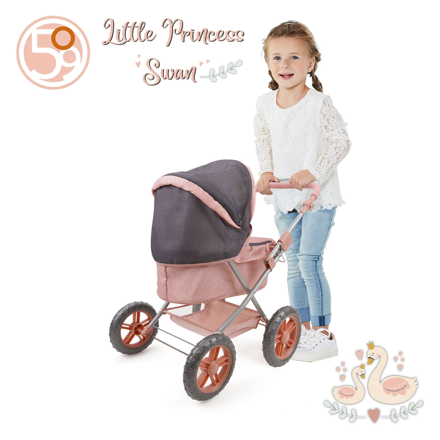 Poppenwagen Speelset - 18dlg.