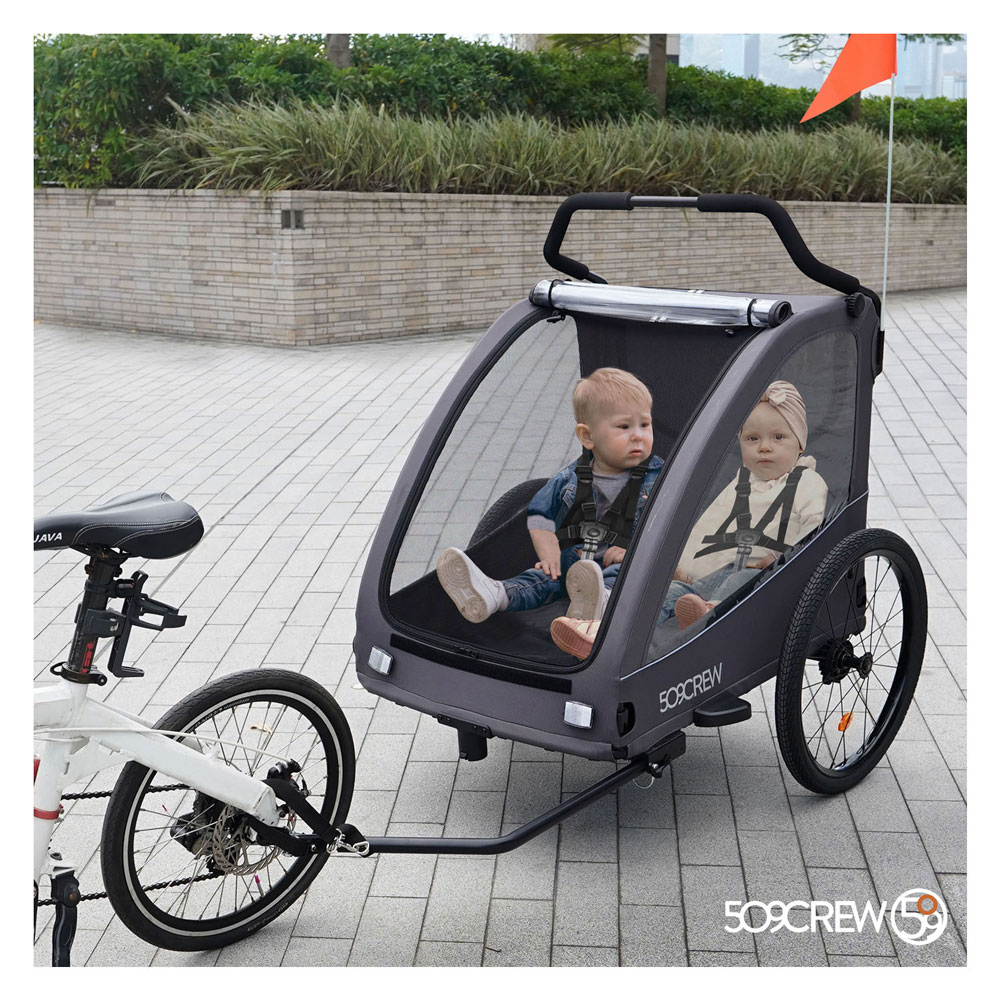 509 Crew - Fietskar met Regenhoes