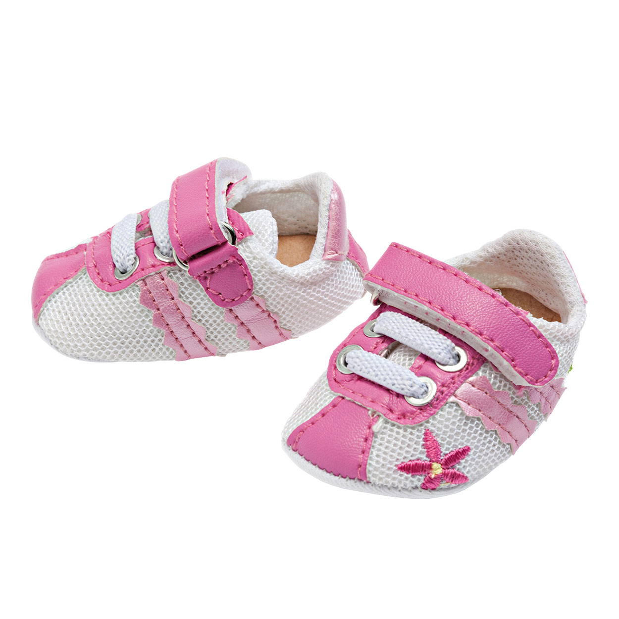 Poppen Sportschoenen - Roze/Wit, 38-45 cm online kopen | Lobbes Speelgoed