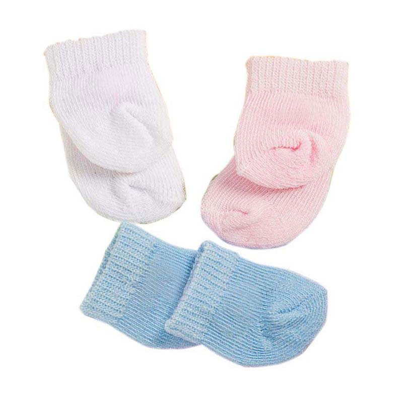 Chaussettes de poupée - 3 paires, 28-35 cm