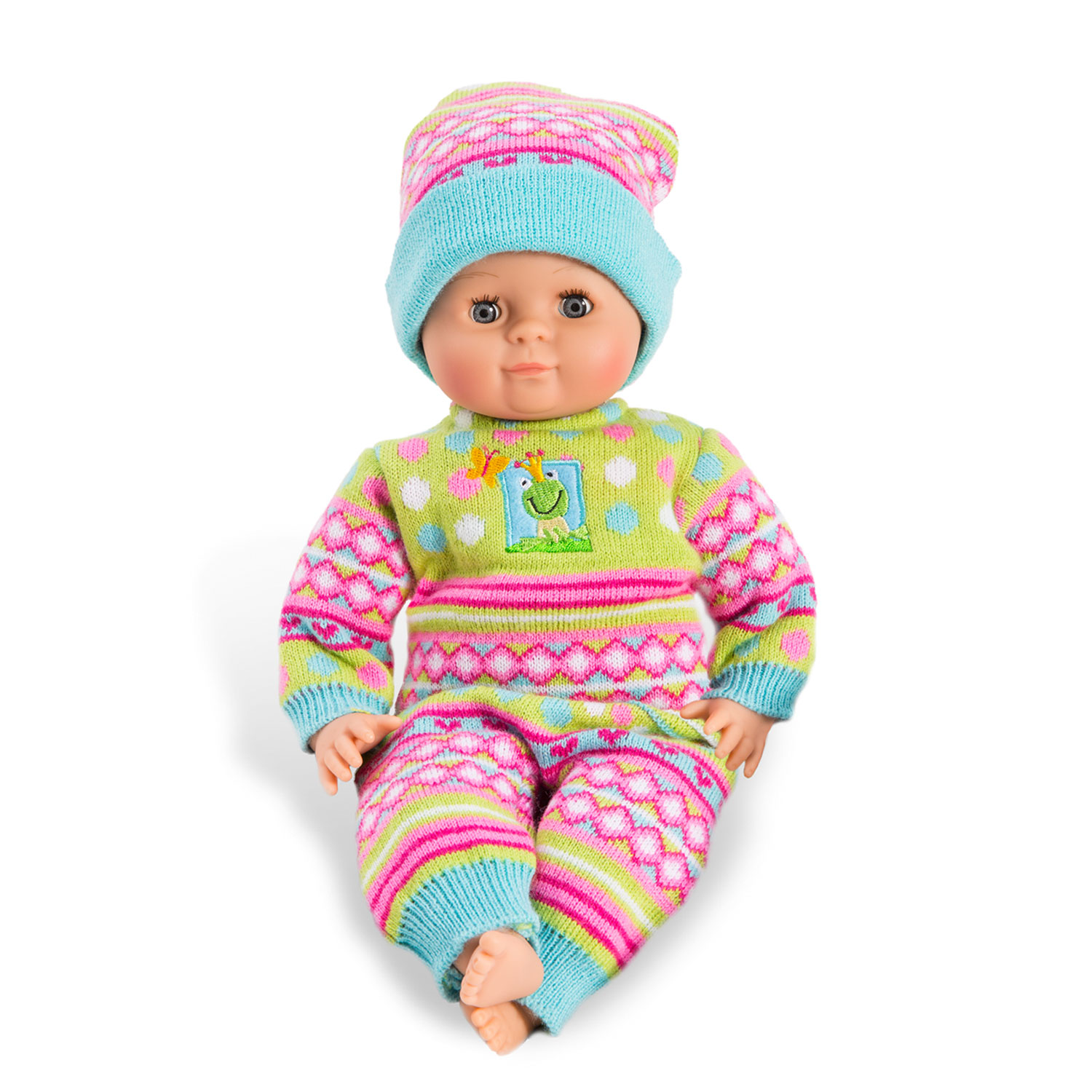 Combinaison barboteuse pour poupées tricotée, 38-45 cm