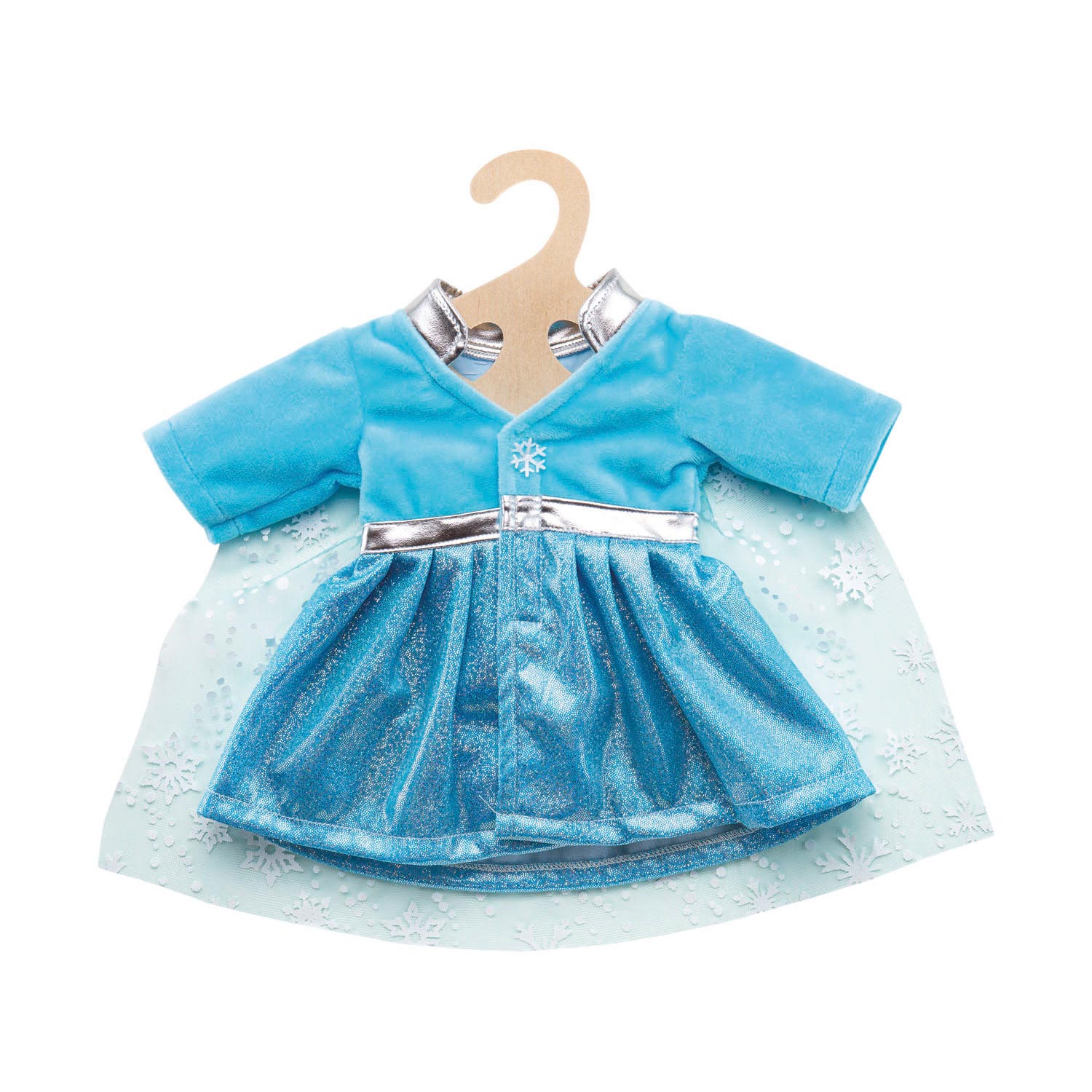Robe de poupée Princesse des Glaces avec Cape, 35-45 cm