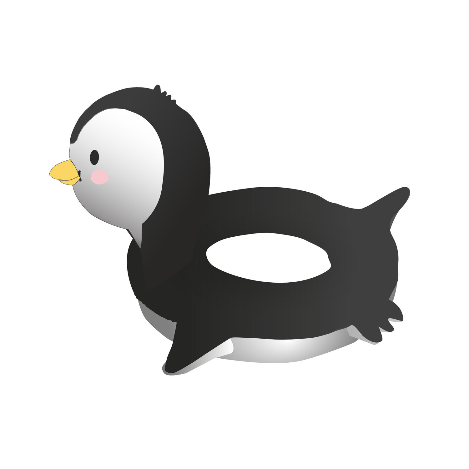 Poppen Zwemset Pinguin, 35-45 cm