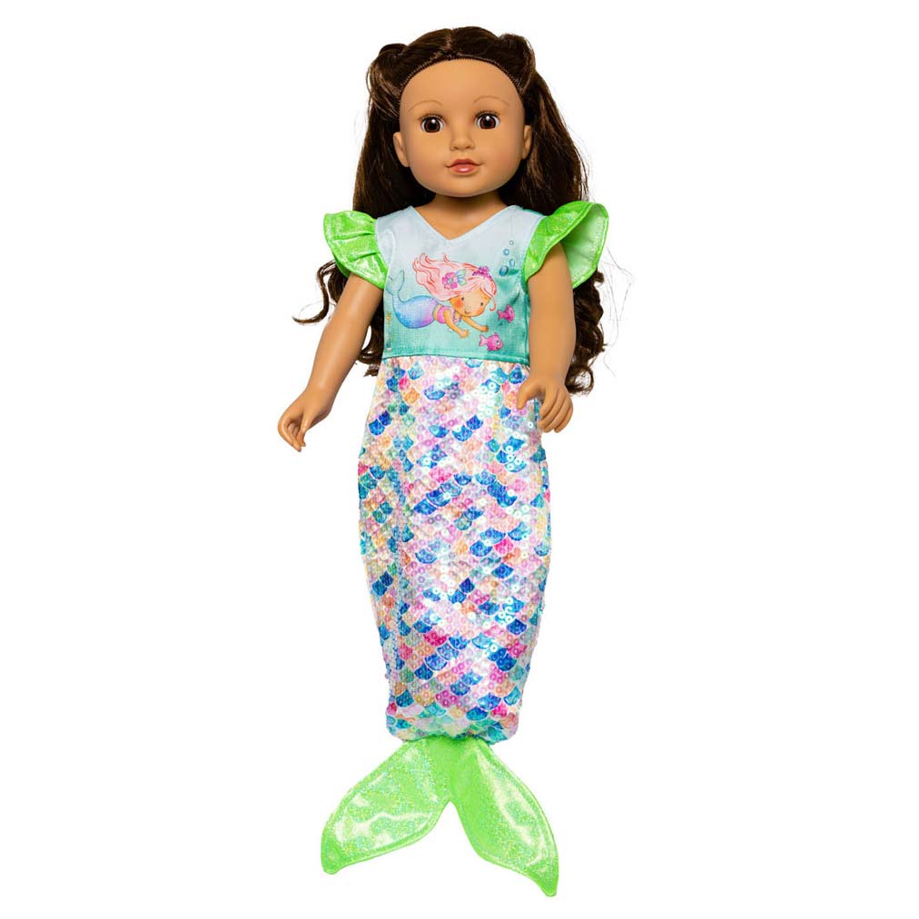 Puppen Meerjungfrauenkleid Yara, 28-35 cm