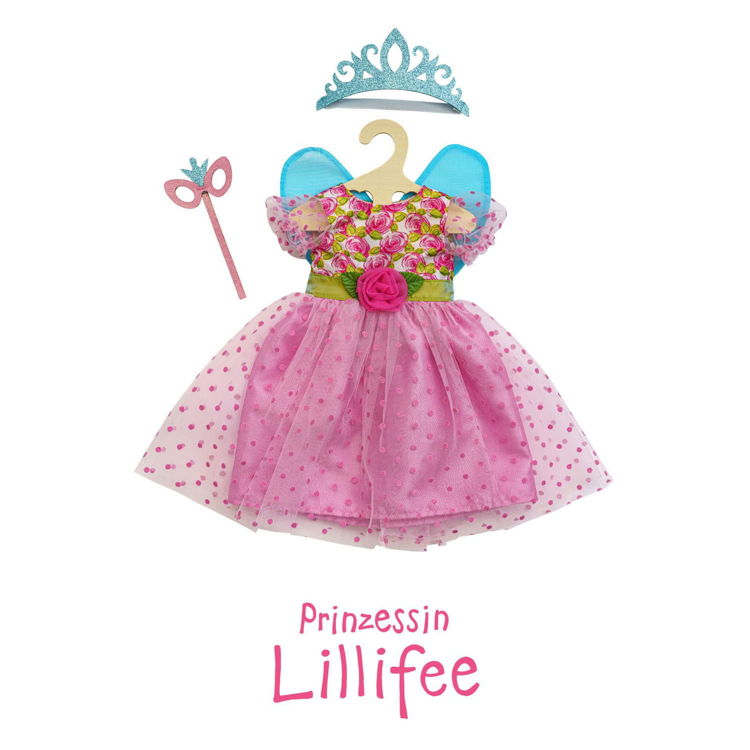 Puppenkleid Prinzessin Lillifee Pink, 28-35cm