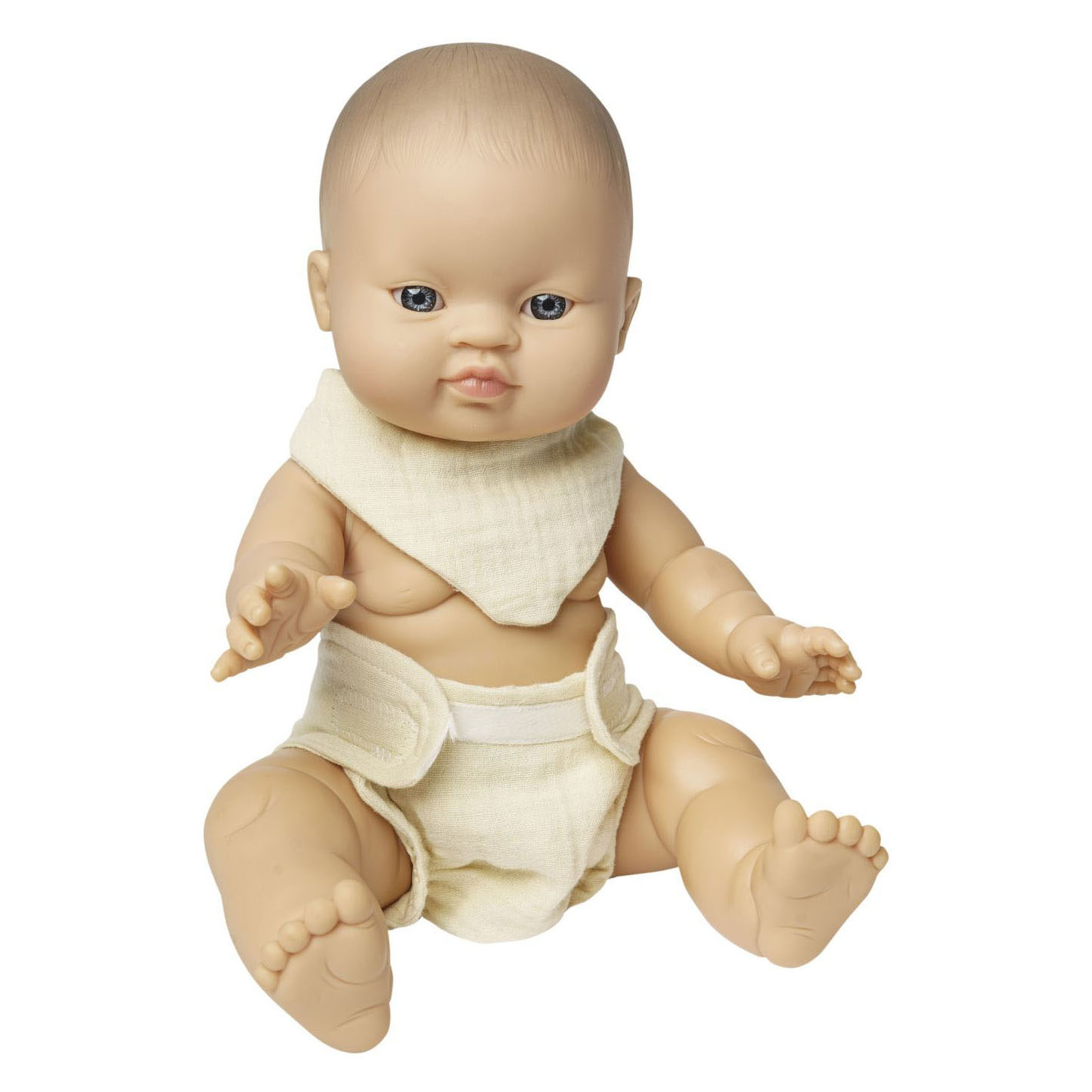 Puppen-Baby-Set Ecru, 28-35 cm