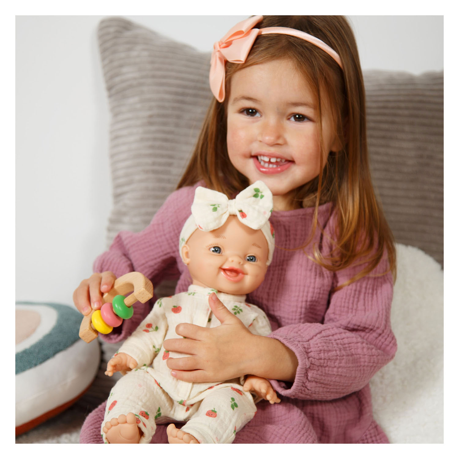 Houten Poppenbabyset Schaapje - 3dlg.